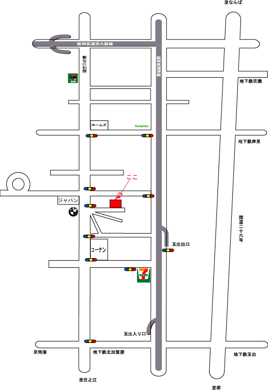 阪南鉄工所　地図